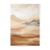 Abstract Mountain Photographic Print, Neutral Tone Landscape Art, Modern Wall Decor, Calming Nature Photography, Home Office Decor - Tawshia